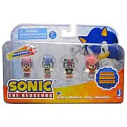 Sonic the Hedgehog 1-Inch Flocked Mini-Figures 4-Pack